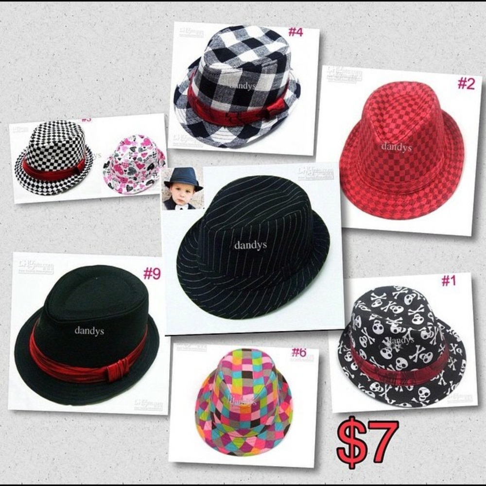 Fedora hats never used